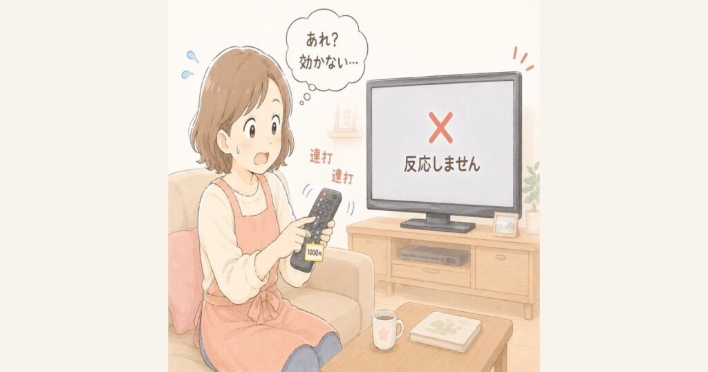 シャープ製品の互換リモコンのトラブル事例