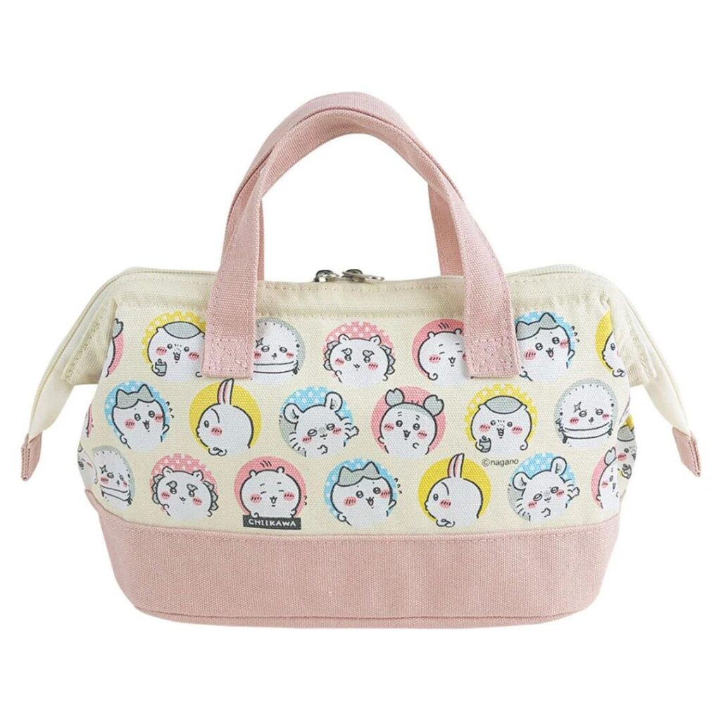 ちいかわ がま口ランチバッグ（ドット）保冷