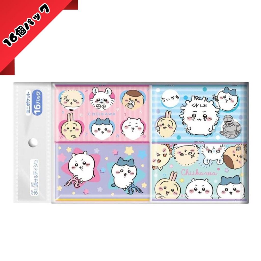 ちいかわ ポケットティシュ 16個