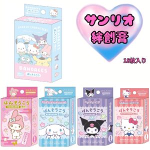 サンリオ サンリオキャラクターズ 絆創膏 6種×3 18枚