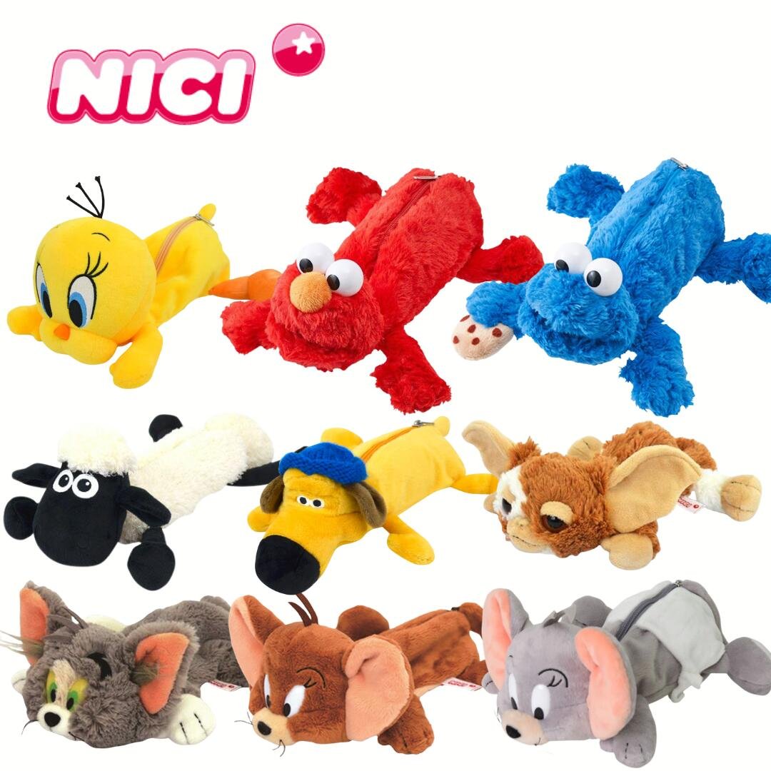 NICI フィギュアペンポーチ キャラクター（セサミ・トムジェリ等）