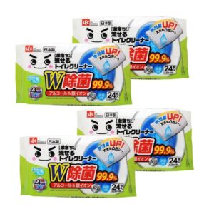 レック 4セット 激落ちくん 流せる除菌トイレクリーナー 24枚