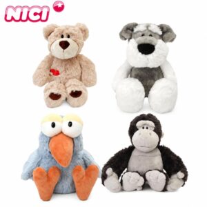 NICI ぬいぐるみ 25cm ラブベア・シュナウザー・ハチドリ・ゴリラ