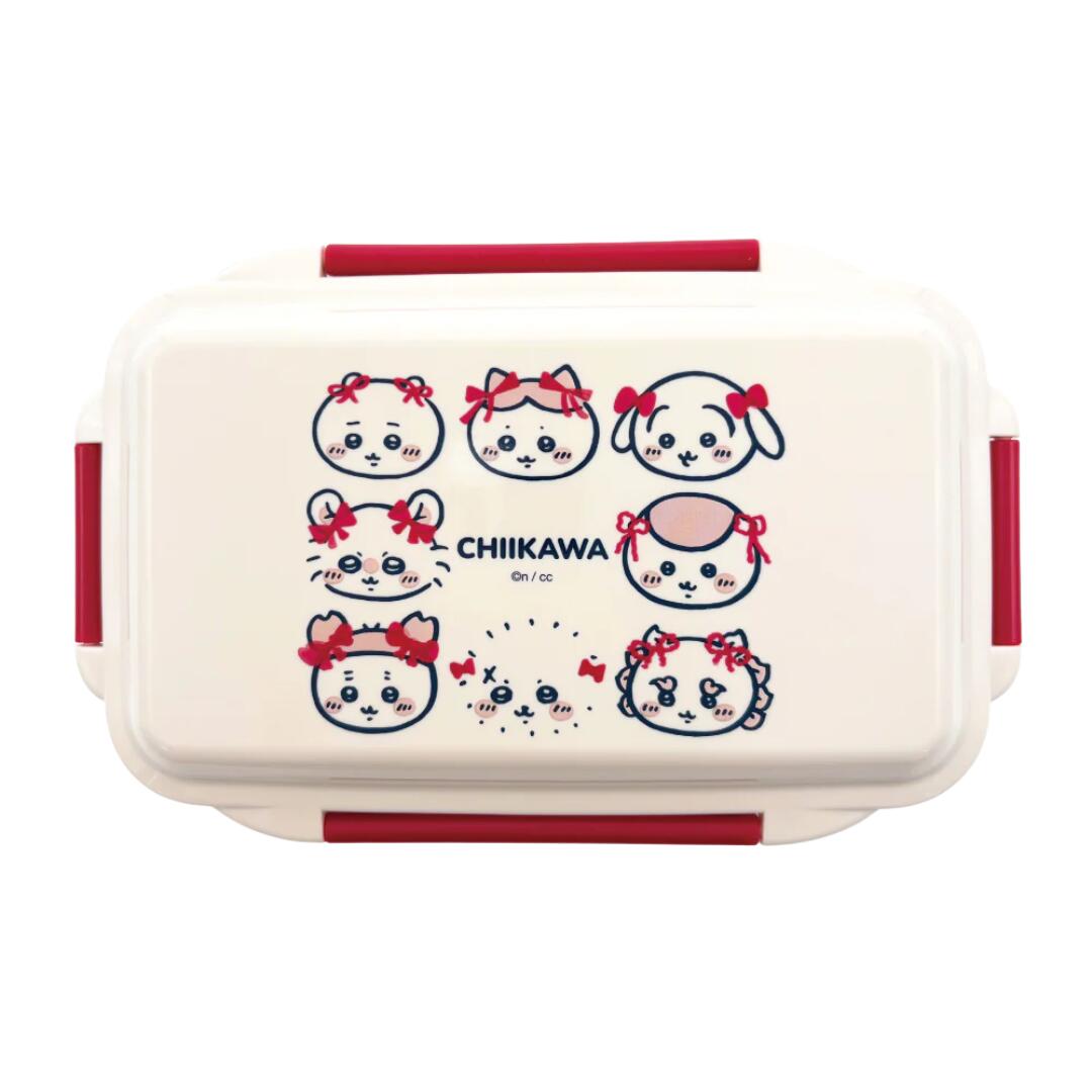 ちいかわ 4点ロック1段ランチボックス リボン 商品写真