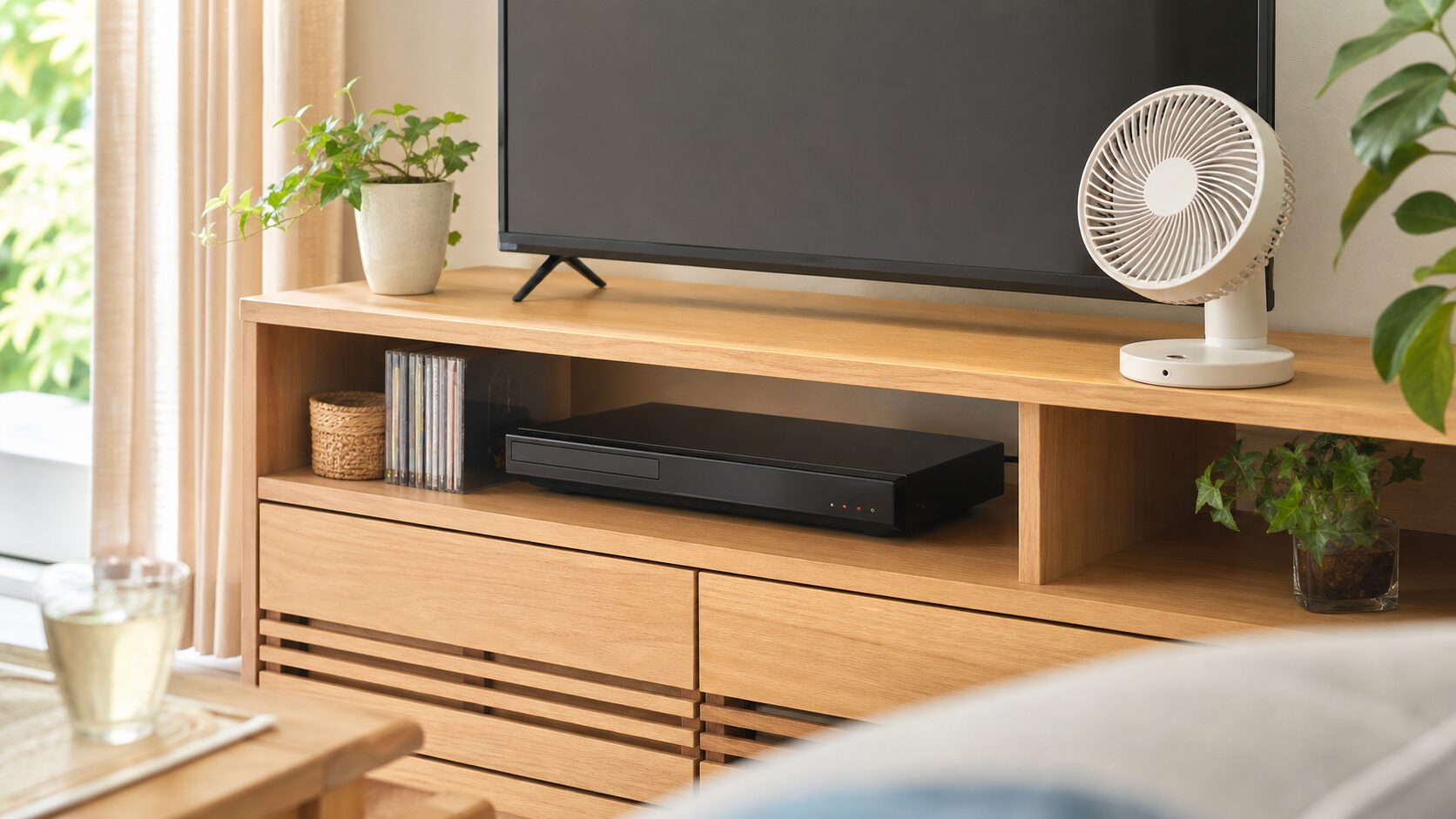 夏のテレビ・レコーダー不調を防ぐの確認場面