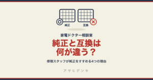 純正と互換は何が違う？ 修理スタッフが純正をすすめる4つの理由
